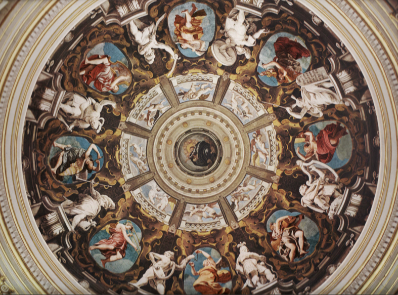 1615—Reggio Emilia, Italy: Lionello Spada's fresco in the cupola of the 