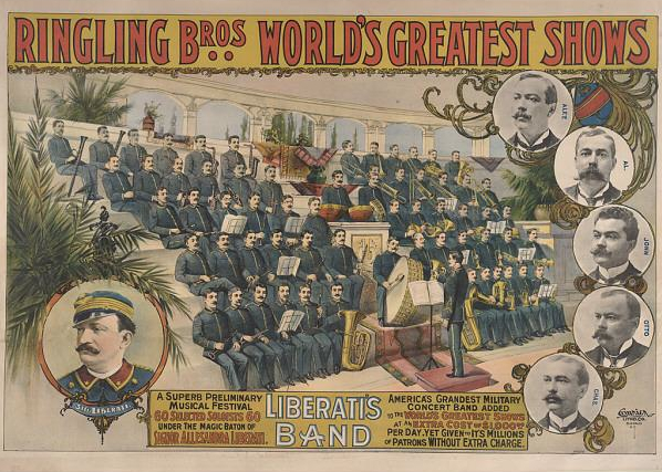 INSTANT DOWNLOAD 19th century art Vintage Circus Poster Digital Parker/'s Band Organs Harmonium 1800s